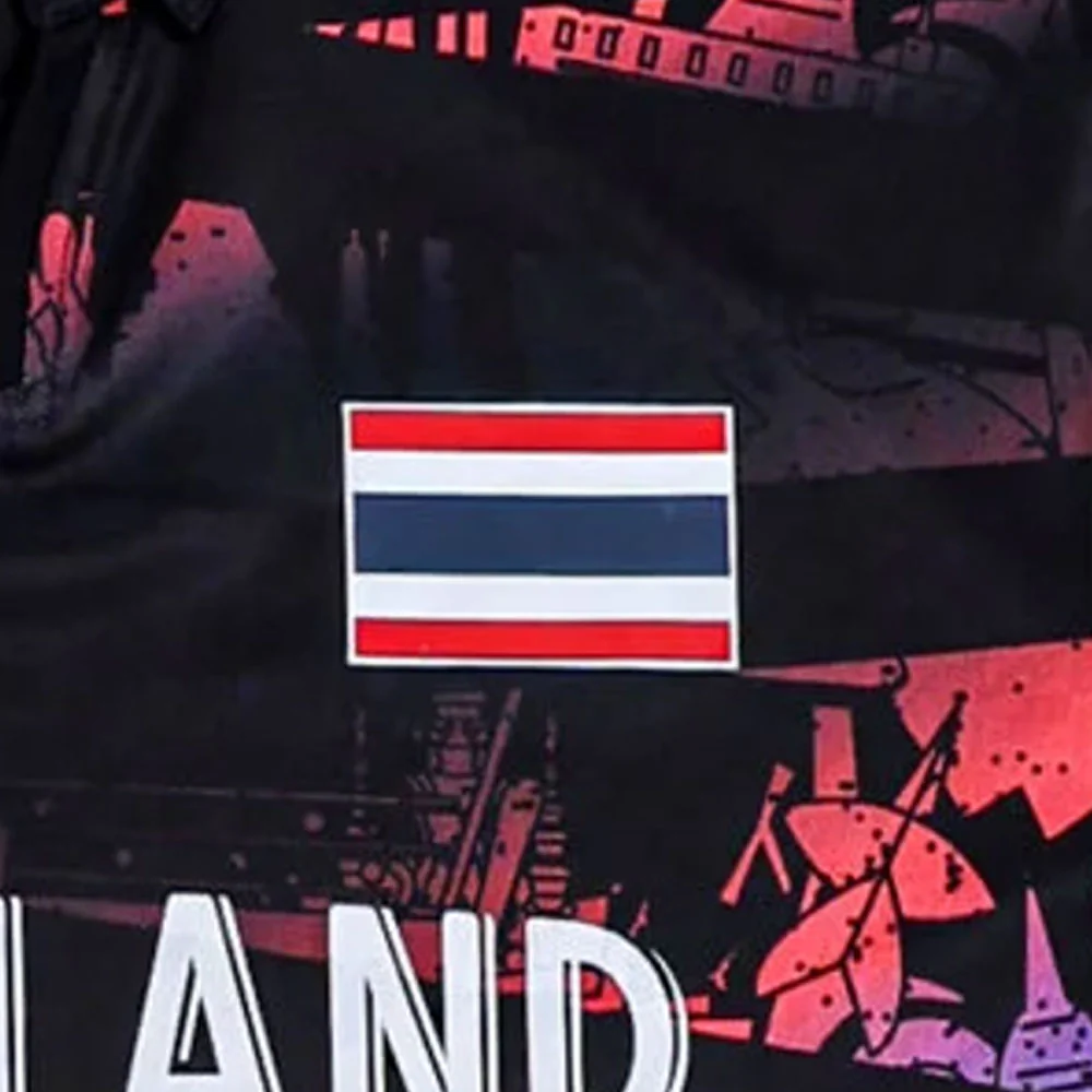 GRAND SPORT Thai National Team Sea Games 2025 E-Sports Men's Polo Shirt - Black - L (ASIAN SIZE)