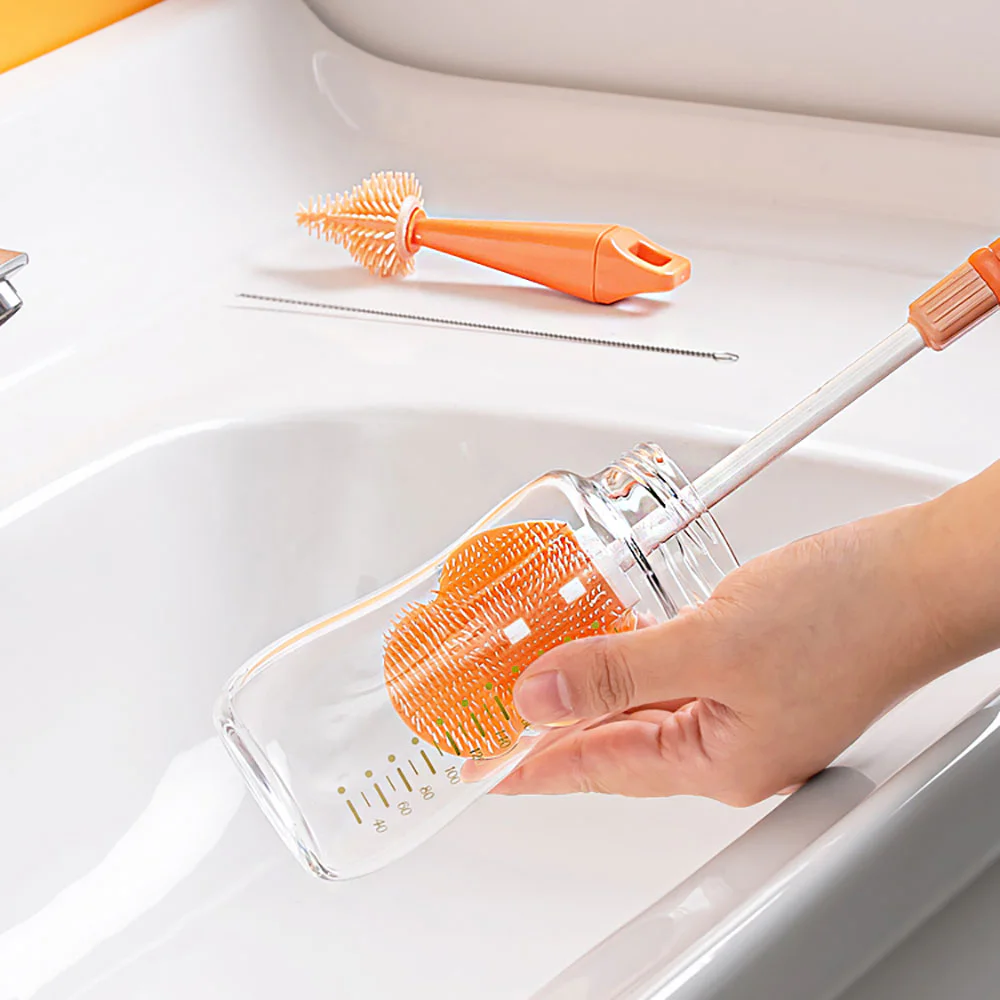 Hogokids Baby Retractable Bottle Brush Set