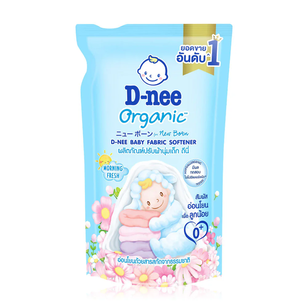 D-nee Baby Fabric Softener Organic Morning Fresh [Blue] — Morning Fresh, 530 мл