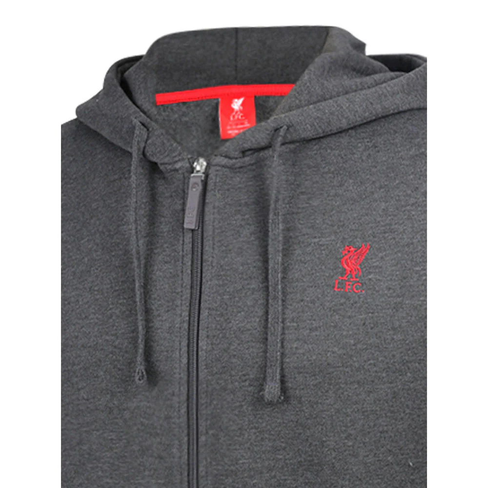 LFC Zip Through Hoodie Men's Jacket - Grey - 2XL (UK SIZE)