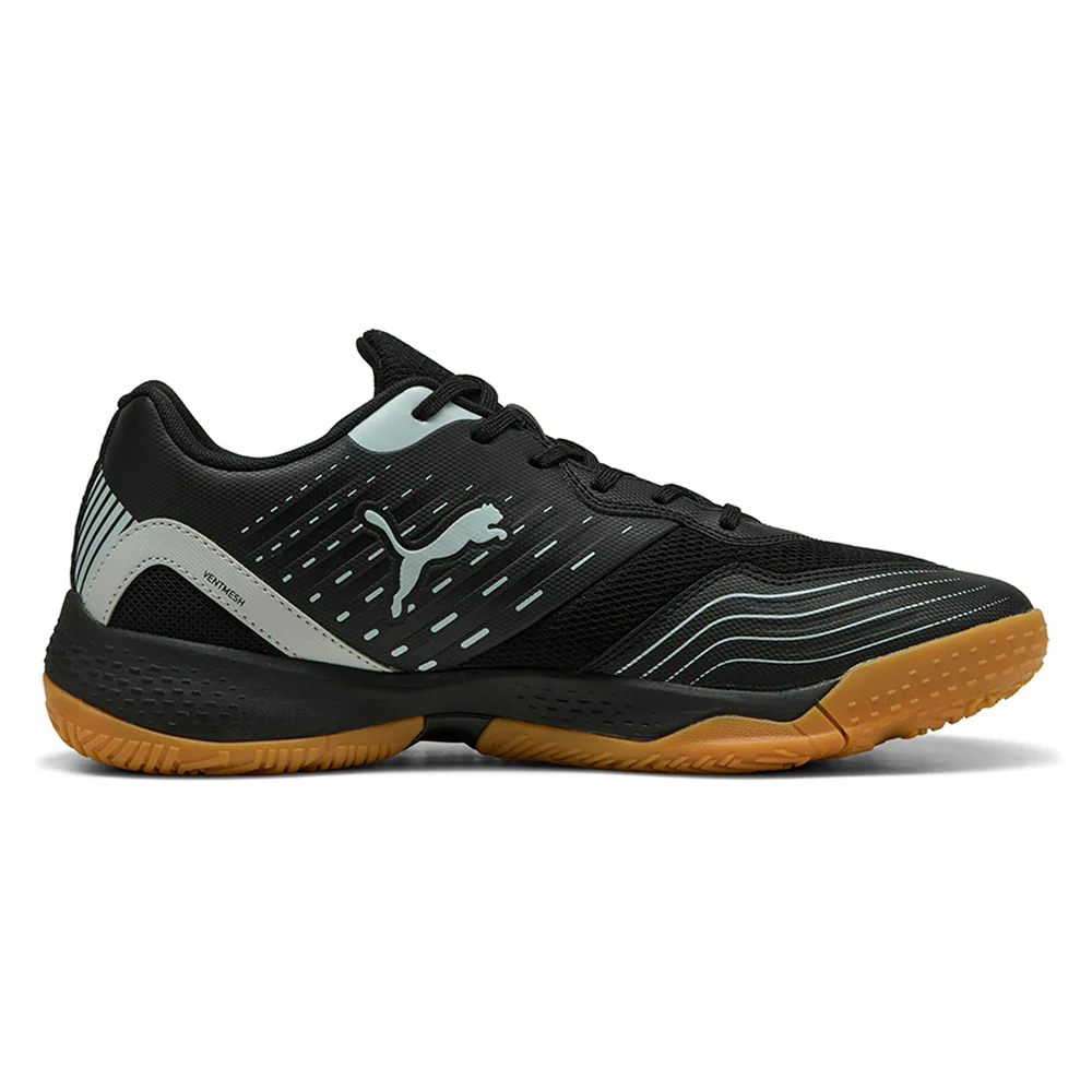PUMA Solarflash III Men's Indoor Court Shoes - Black - UK 10
