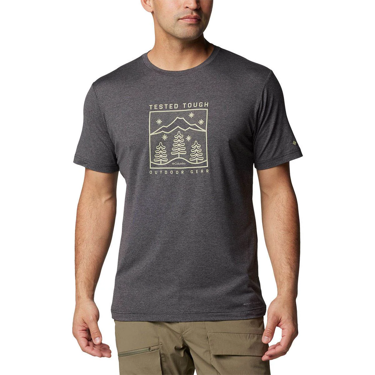 COLUMBIA Kwick Hike™ Technical Men's T-Shirt - Black - 2XL (US SIZE)