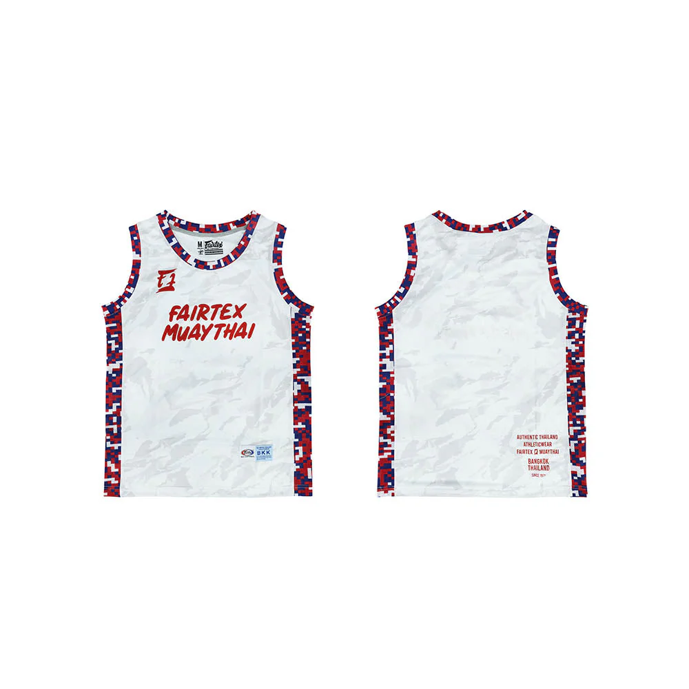 Fairtex Basketball Jersey - JS32 - White - White - L
