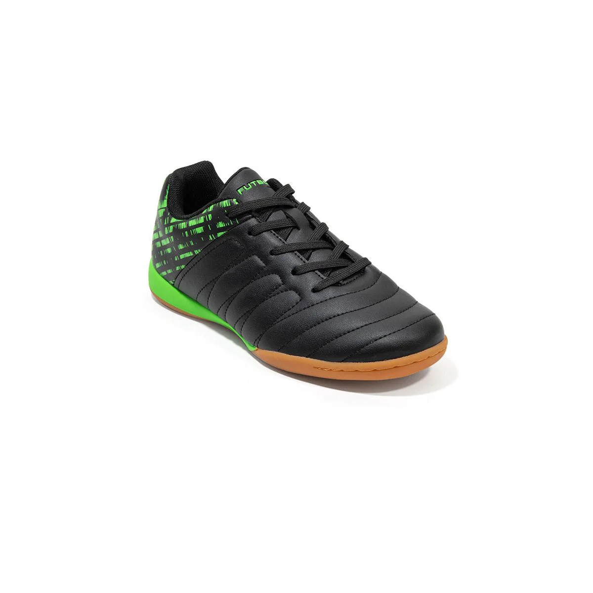 FUTBOLX Court Sonic-01 Boys Futsal Shoes - Black - US 2.5