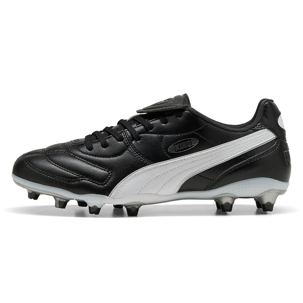 PUMA King Liga FG/AG Unisex Football Shoes - Black - UK 10