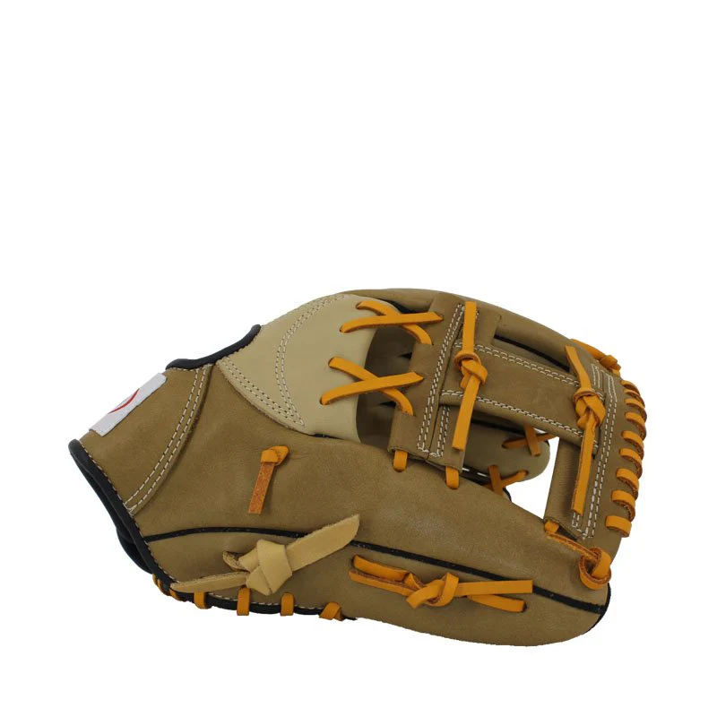 FBT Softball Gloves ถุงมือซอฟบอล I-Web 11.25 นิ้ว หนังแท้ Brown 74428 - Brown - 