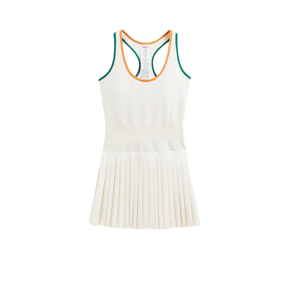 WILSON Midtown Women's Tennis Dress - Cream - L