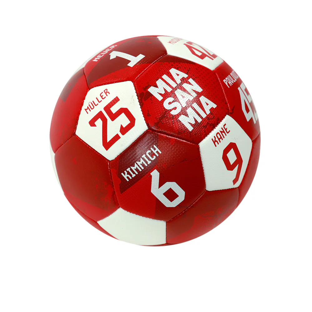 FC BAYERN MUNCHEN Player Signed Football Ball - Red - ONE SIZE