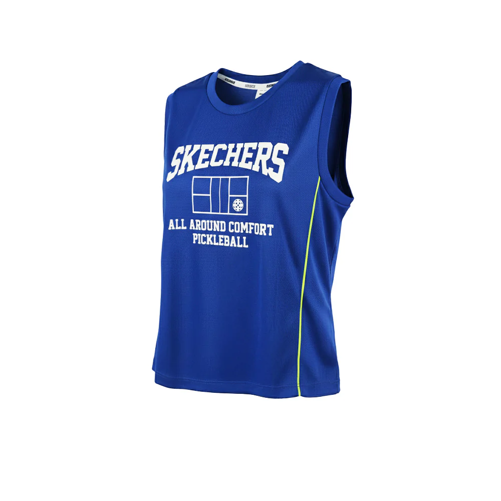 SKECHERS Basketball Sleeveless Tee Boys Tank - Blue - 2XL (US SIZE)