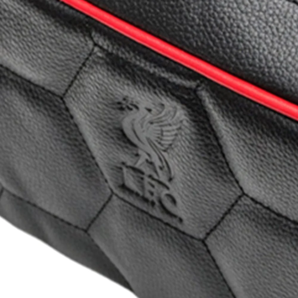 LFC Black Leather Unisex Washbag - Black - ONE SIZE
