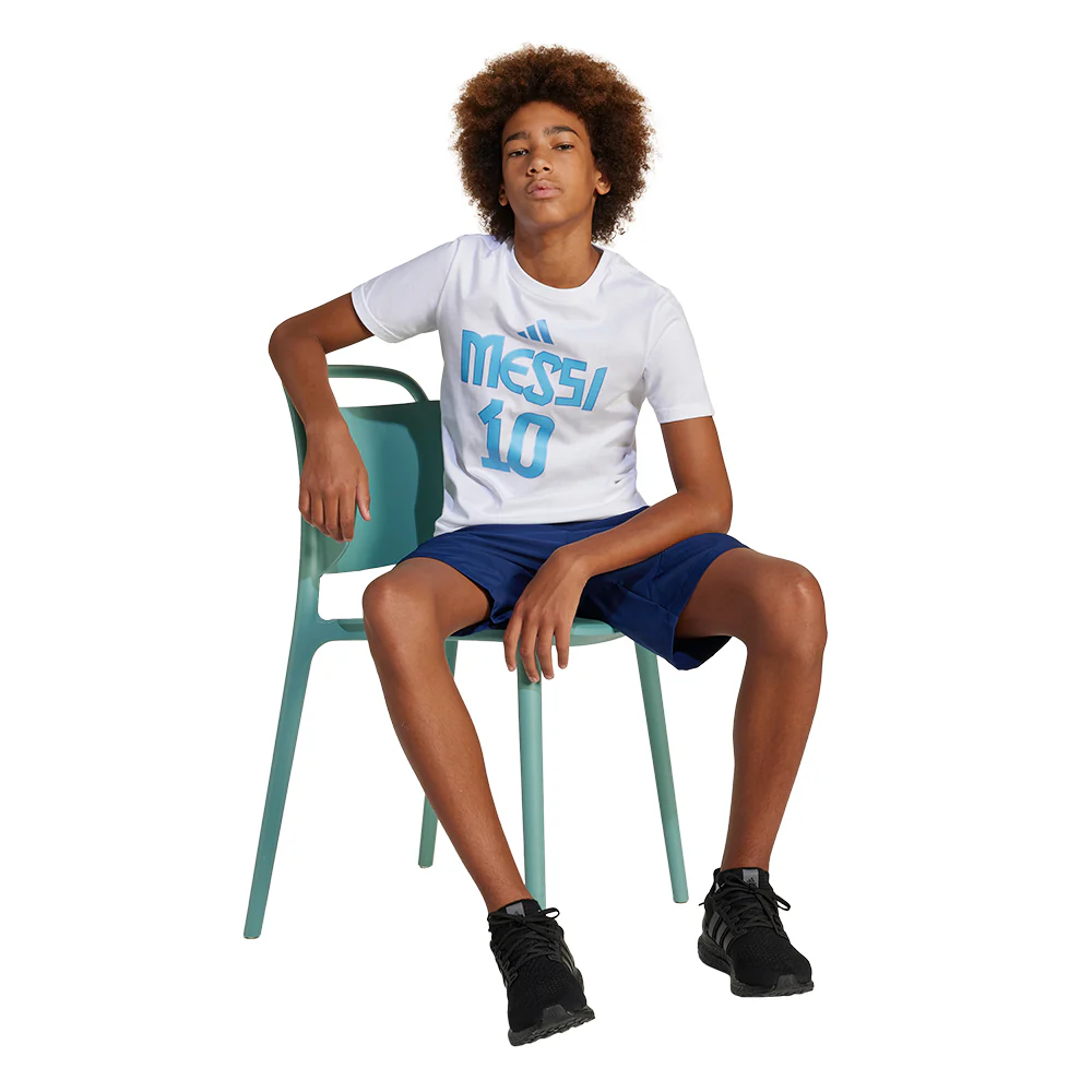 ADIDAS Messi Name and Number Graphic Kids Football T-Shirt