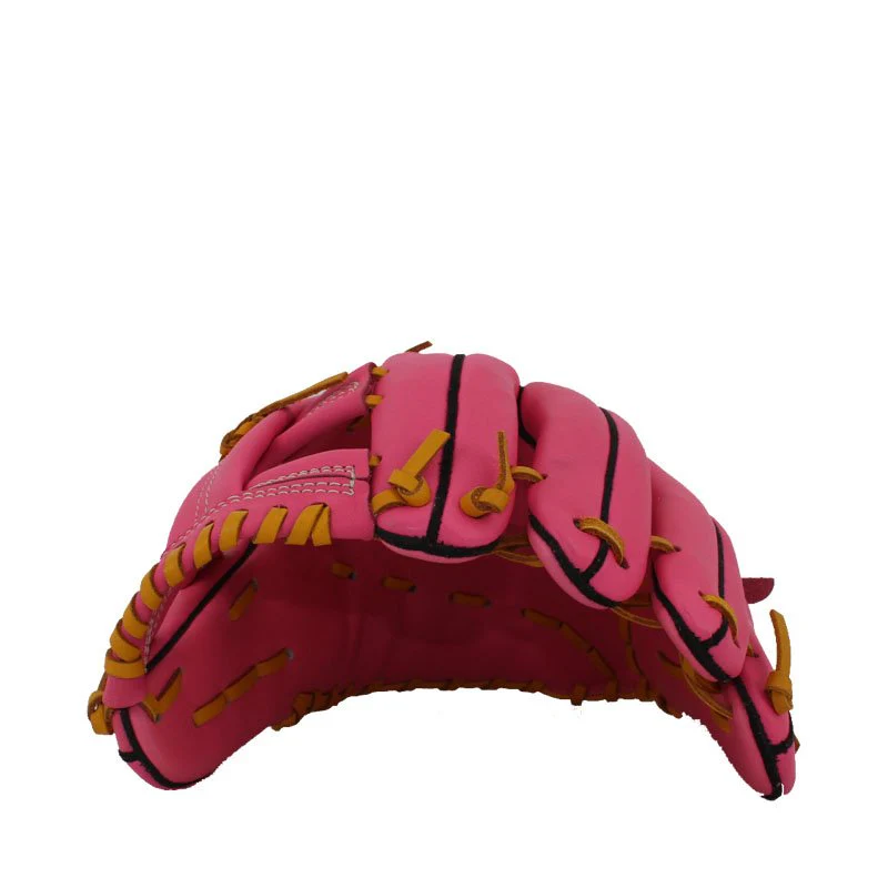 FBT Softball Gloves ถุงมือซอฟบอล Cross 11.25 นิ้ว Pink หนังแท้ 74428 - Pink - One size