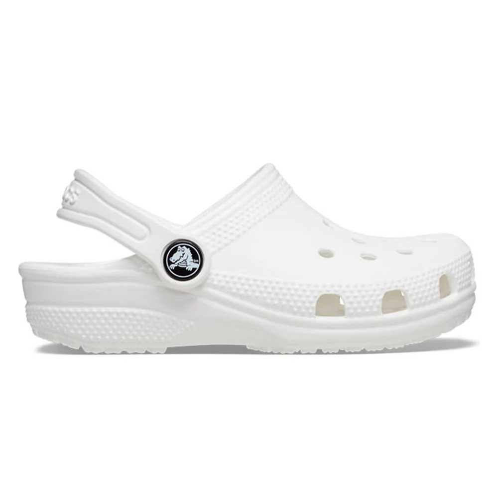 Детские сабо Crocs Classic Clog — цвет белый, Us C10