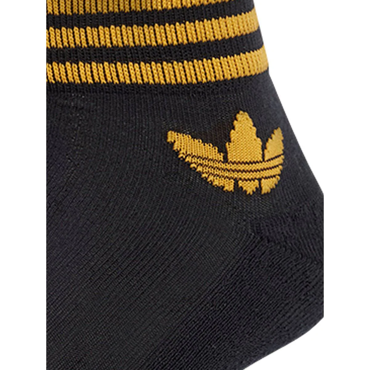 ADIDAS ORIGINALS Island Club Trefoil Ankle Unisex Socks (3 Pairs) - Black - L (US SIZE)