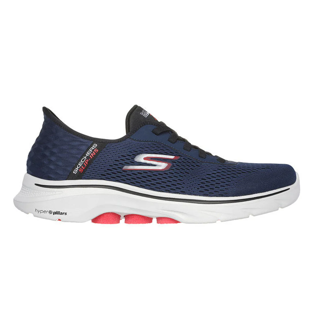 SKECHERS Go Walk 7 - Free Hand 2 Men's Training Shoes - Blue - US 10