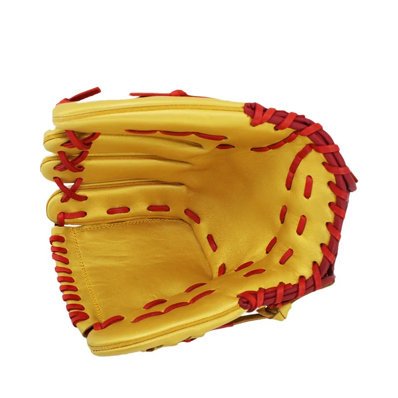 FBT Softball Gloves ถุงมือซอฟบอล Sealing 12 นิ้ว หนังแท้ Gold 74427 - Gold - One size