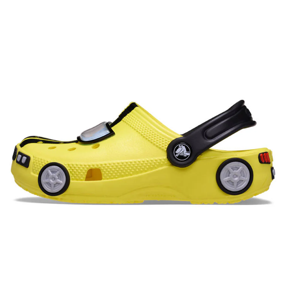 CROCS Classic IAM Race Car Clog Kids Lifestyle Shoes - Yellow - US C11
