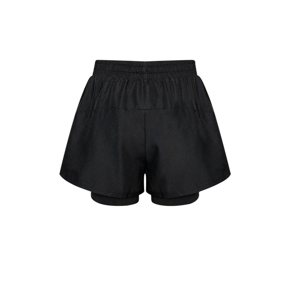 SPIKE SP24RUSTW041 Women's Running Shorts - Black - 2XL (US SIZE)