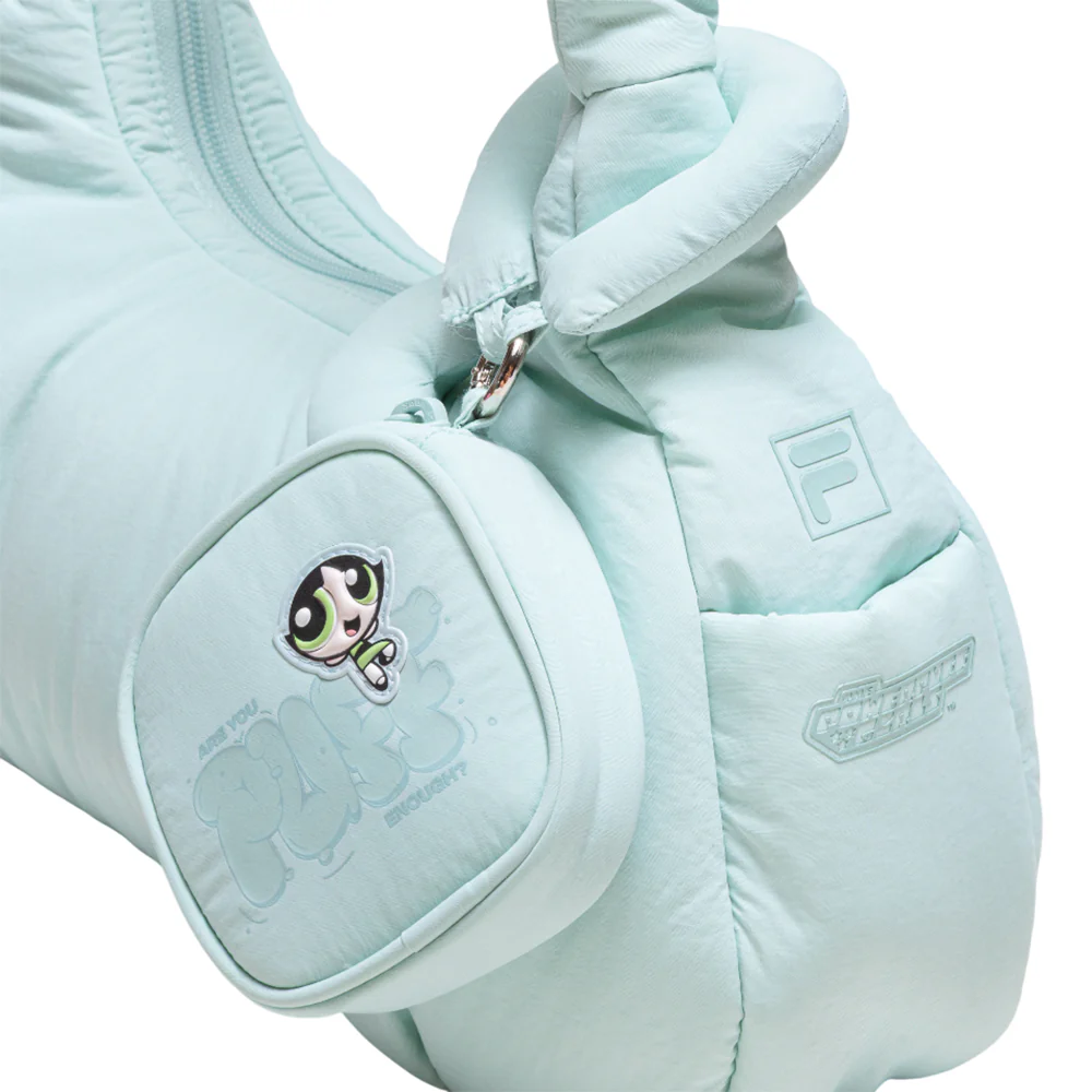 Fila x Ppg Cloud Unisex Shoulder Bag — цвет зеленый, размер единый размер