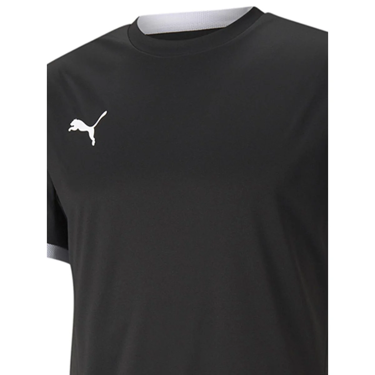 PUMA TeamLIGA Men's Football T-Shirt - Black - L (UK SIZE)
