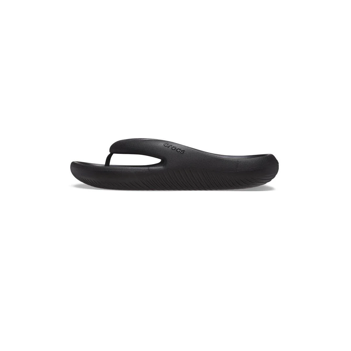 CROCS Mellow Recovery Flip Unisex Sandals - Black - US M10/W12