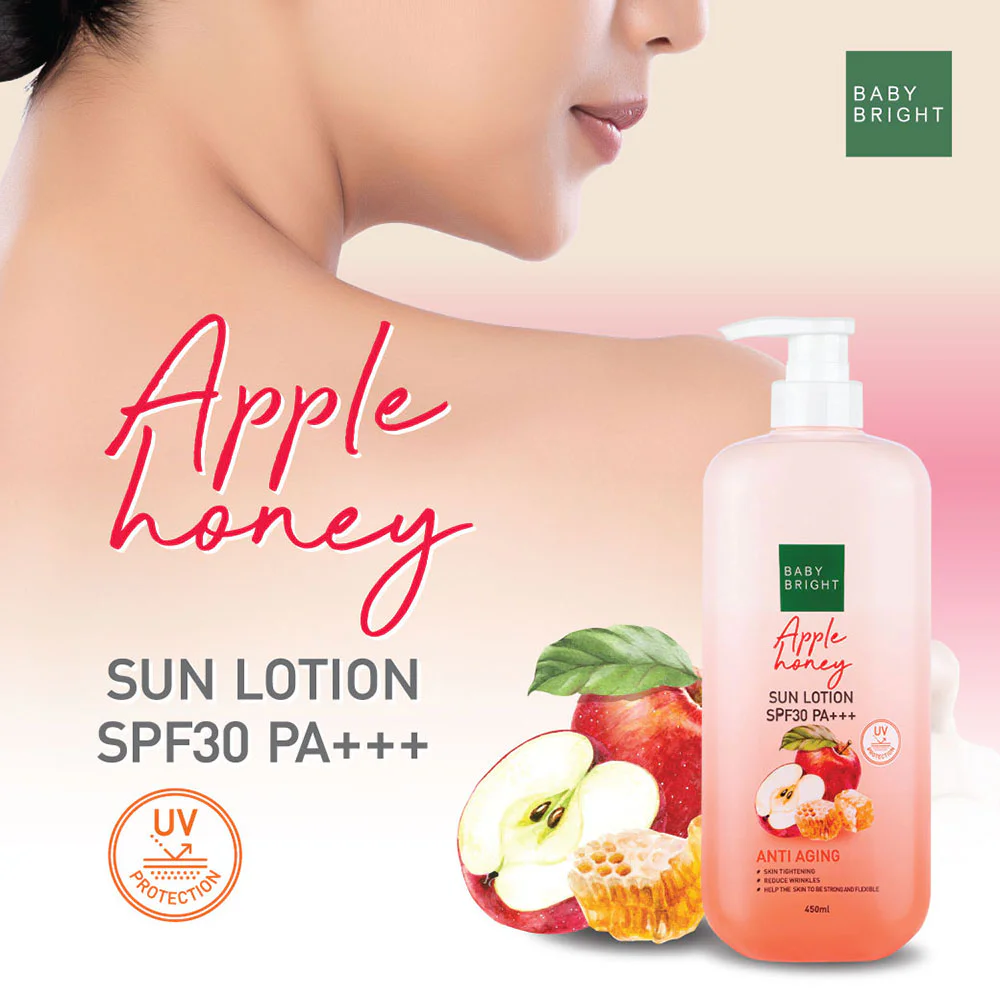 Baby Bright Apple Honey Sun Lotion SPF30 PA+++ — Apple Honey, 450 мл