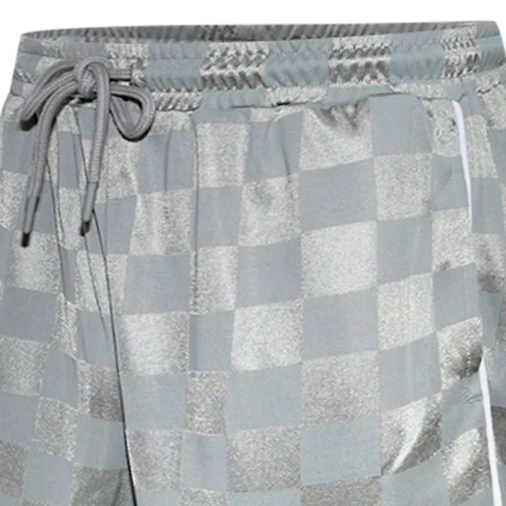 Мужские шорты Umbro Checkered Football — цвет серый, размер 2XL (американский размер)