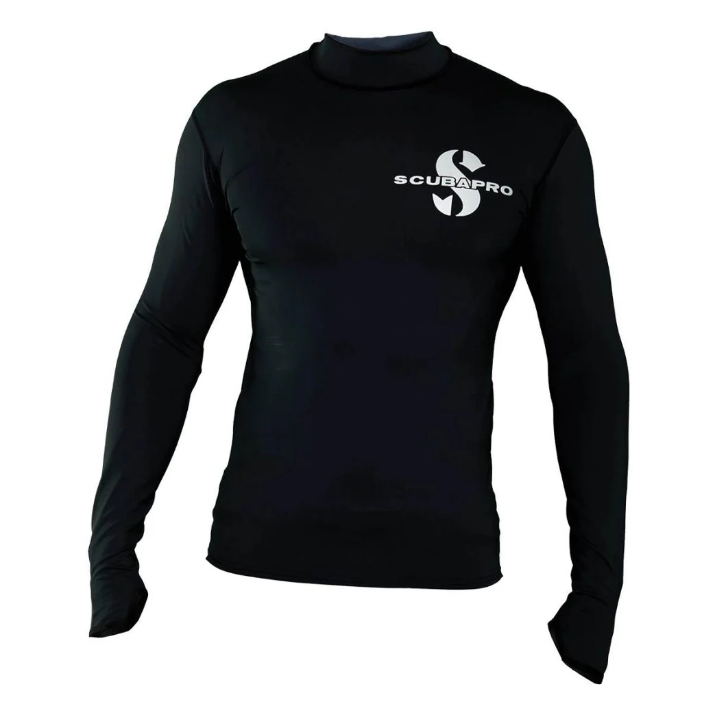 Scubapro Swim Rash Guard UPF 50 - Men - Black - 2XL