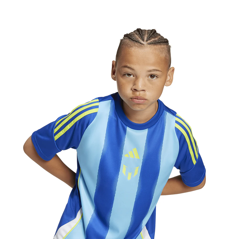 ADIDAS Messi Training Kids Football Jersey - Blue - 128 CM