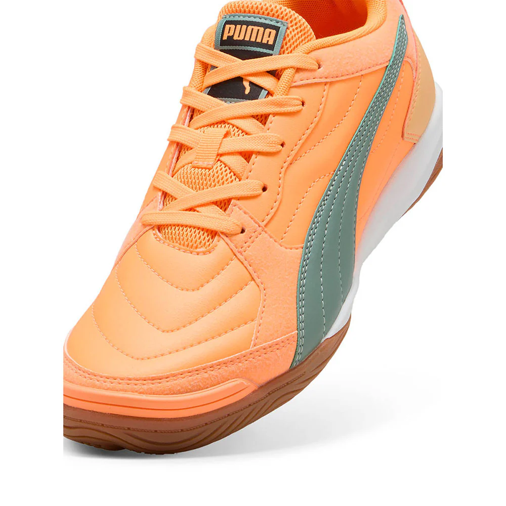 PUMA Pressing IV Men's Futsal Shoes - Orange - UK 10