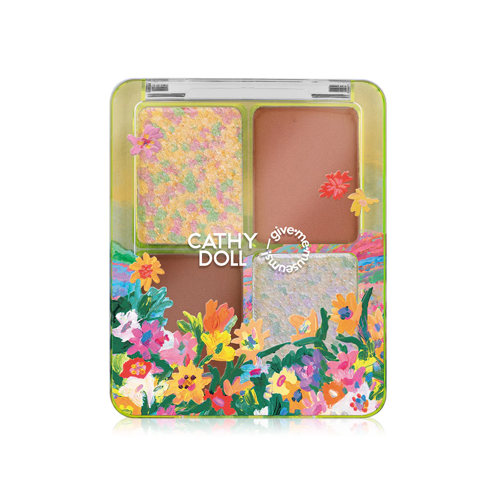 Cathy Doll Give.Me.Museums Blooming Eye Palette [1.8 г x 4Colors] — Autumn Beige