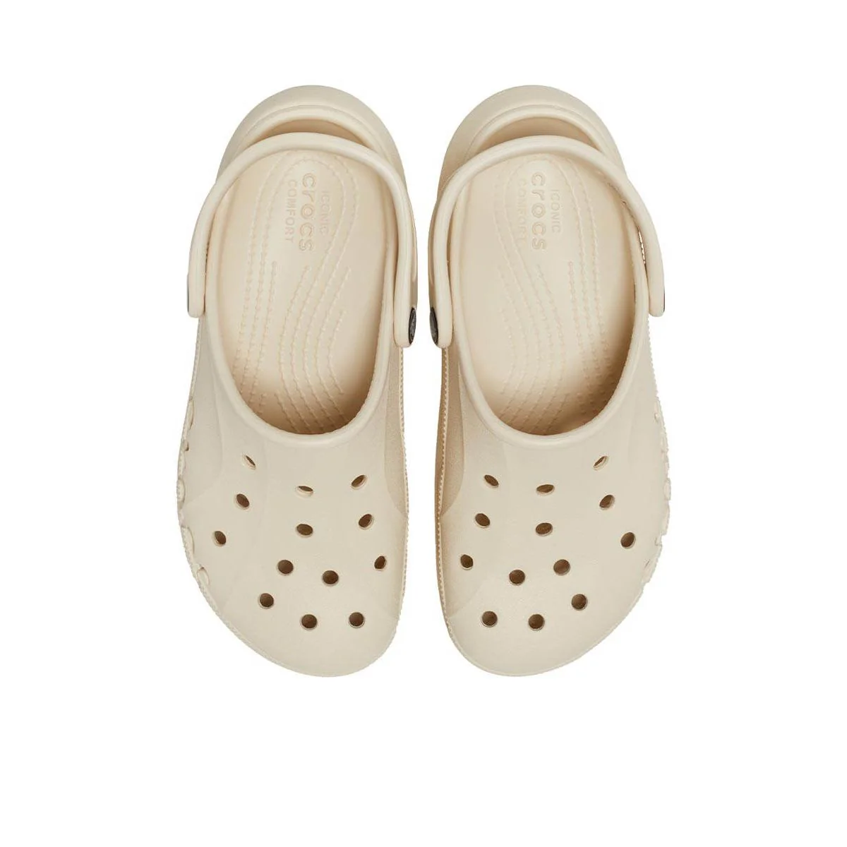 CROCS Baya Platform Clog Women's Lifestyle Shoes - Beige - US W10