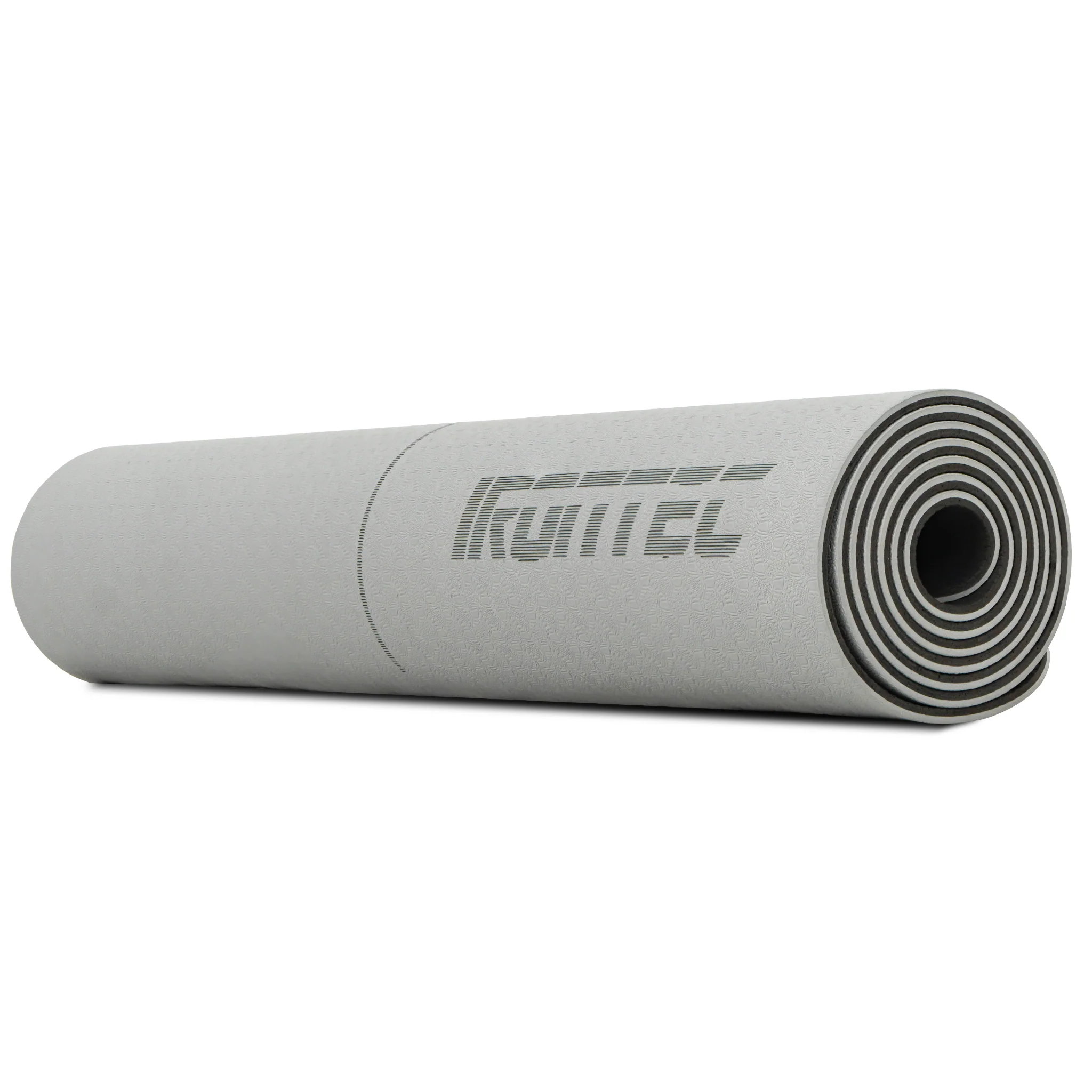 เสื่อออกกำลังกาย เสื่อโยคะ TPE หนา 6มิล สีเทา - Grey - ONE SIZE