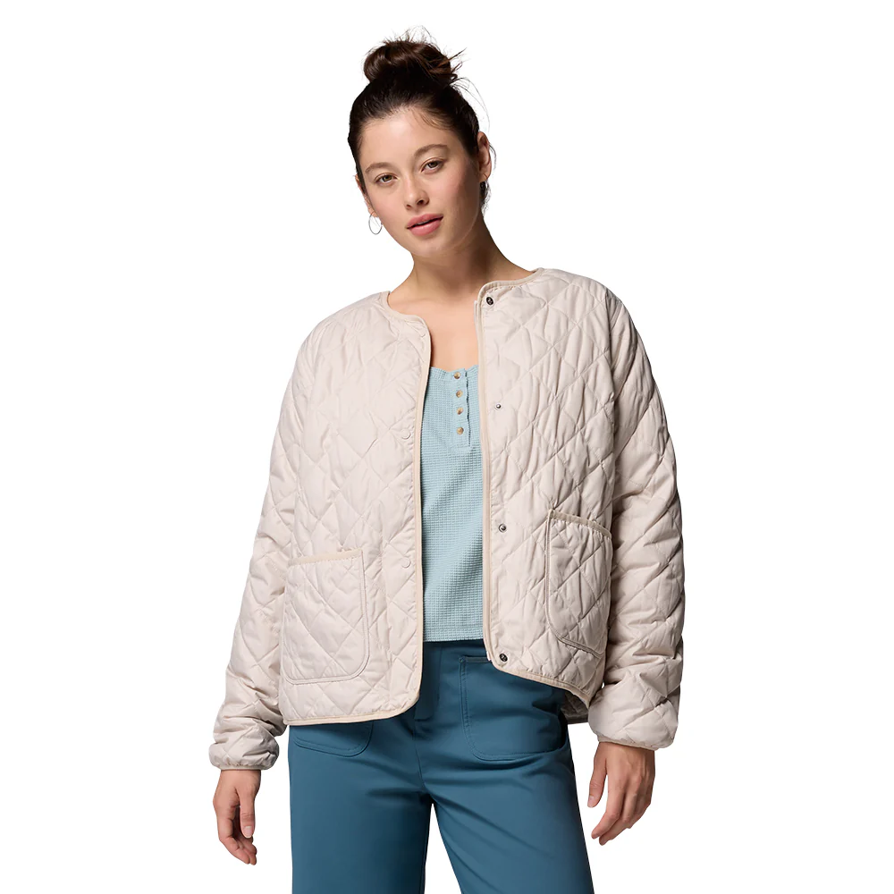 COLUMBIA Copper Crest™ Collarless Women's Jacket - Beige - 2XL (US SIZE)