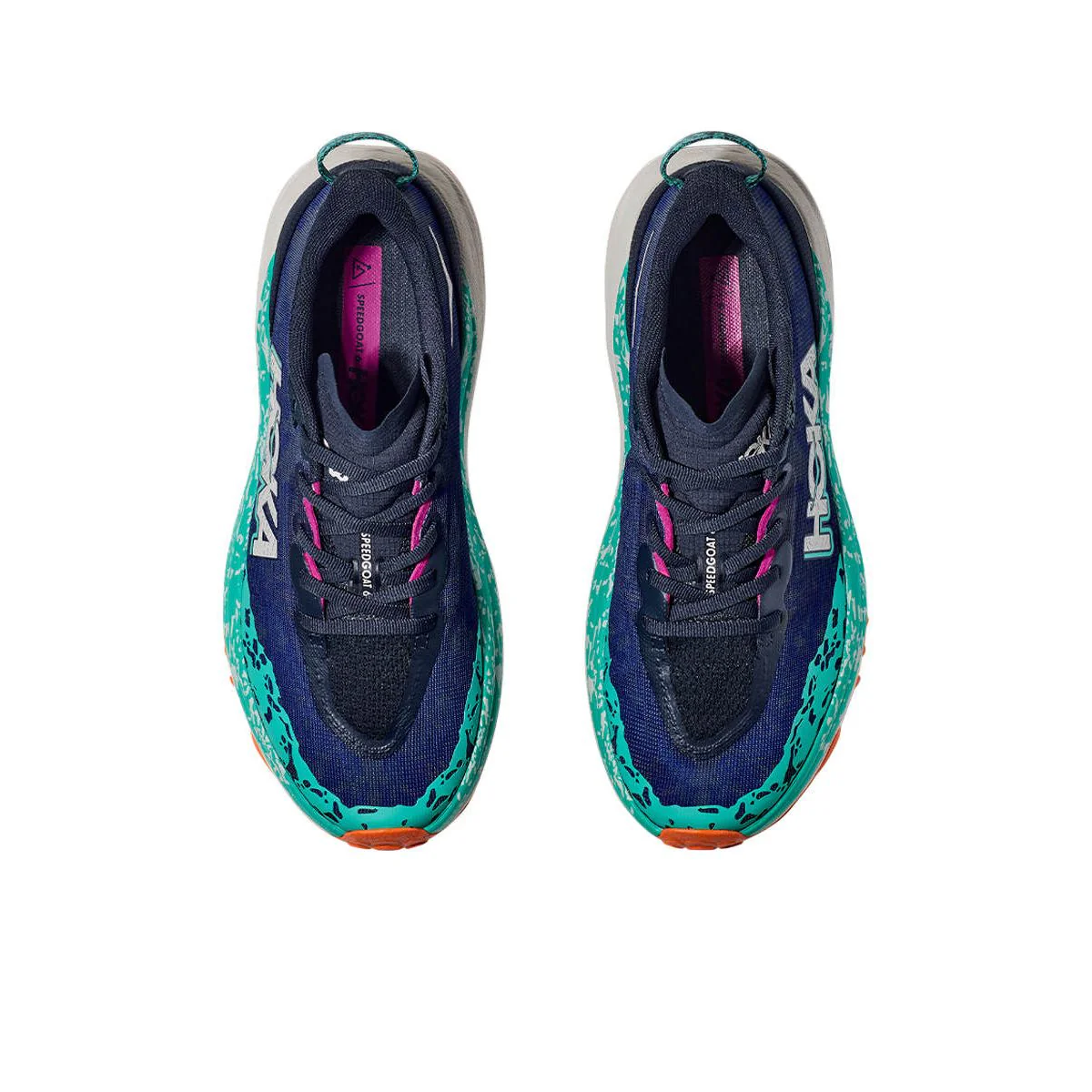 HOKA Speedgoat 6 Wide Women's Trail Running Shoes - Blue - US 6