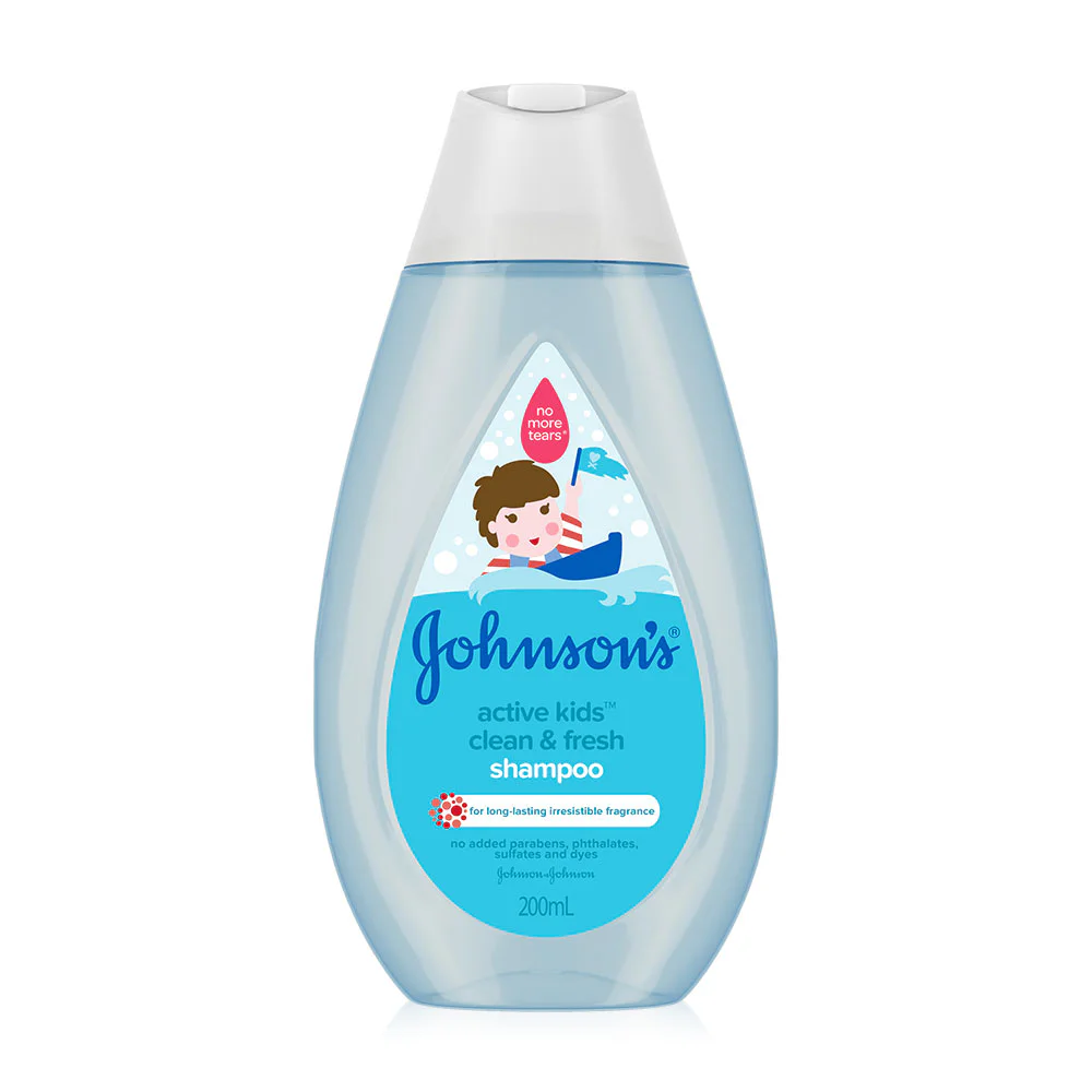 Johnsons Active Kids Clean & Fresh Shampoo — Clean & Fresh, 200 мл