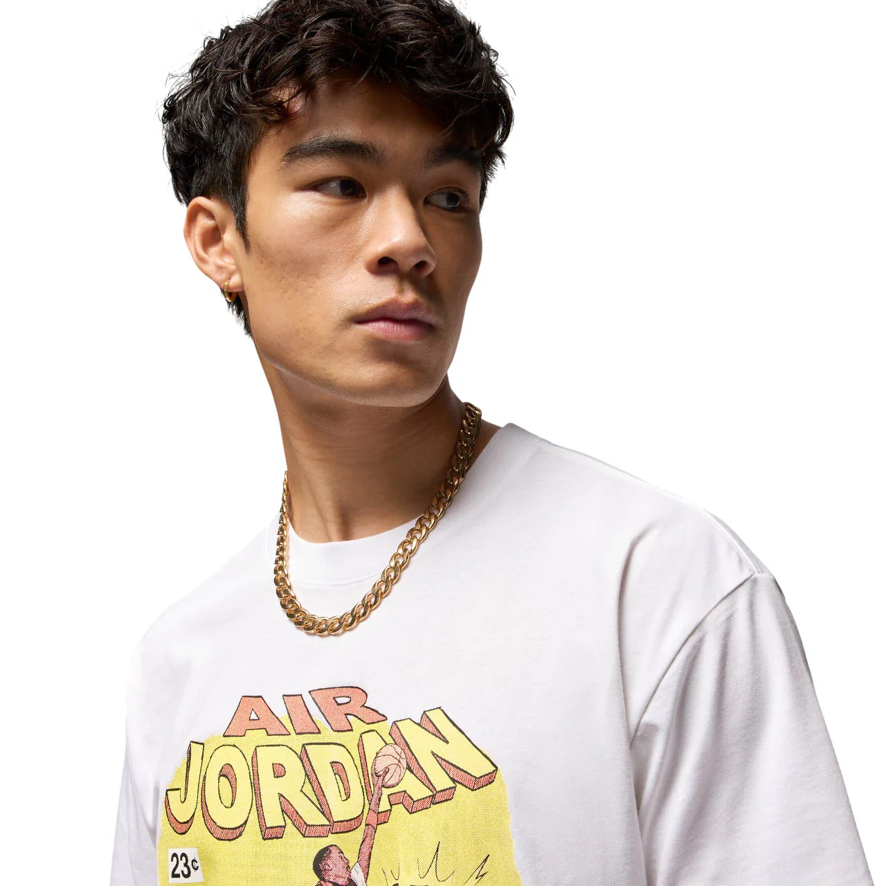 Мужская футболка Nike Jordan Basketball — цвет белый, размер 2XL (американский размер)