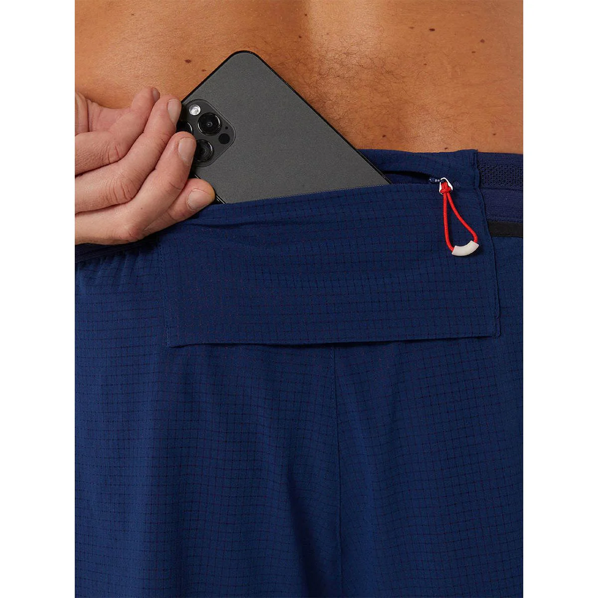 Мужские беговые шорты Asics Metarun 5In — цвет синий, размер L (американский размер)