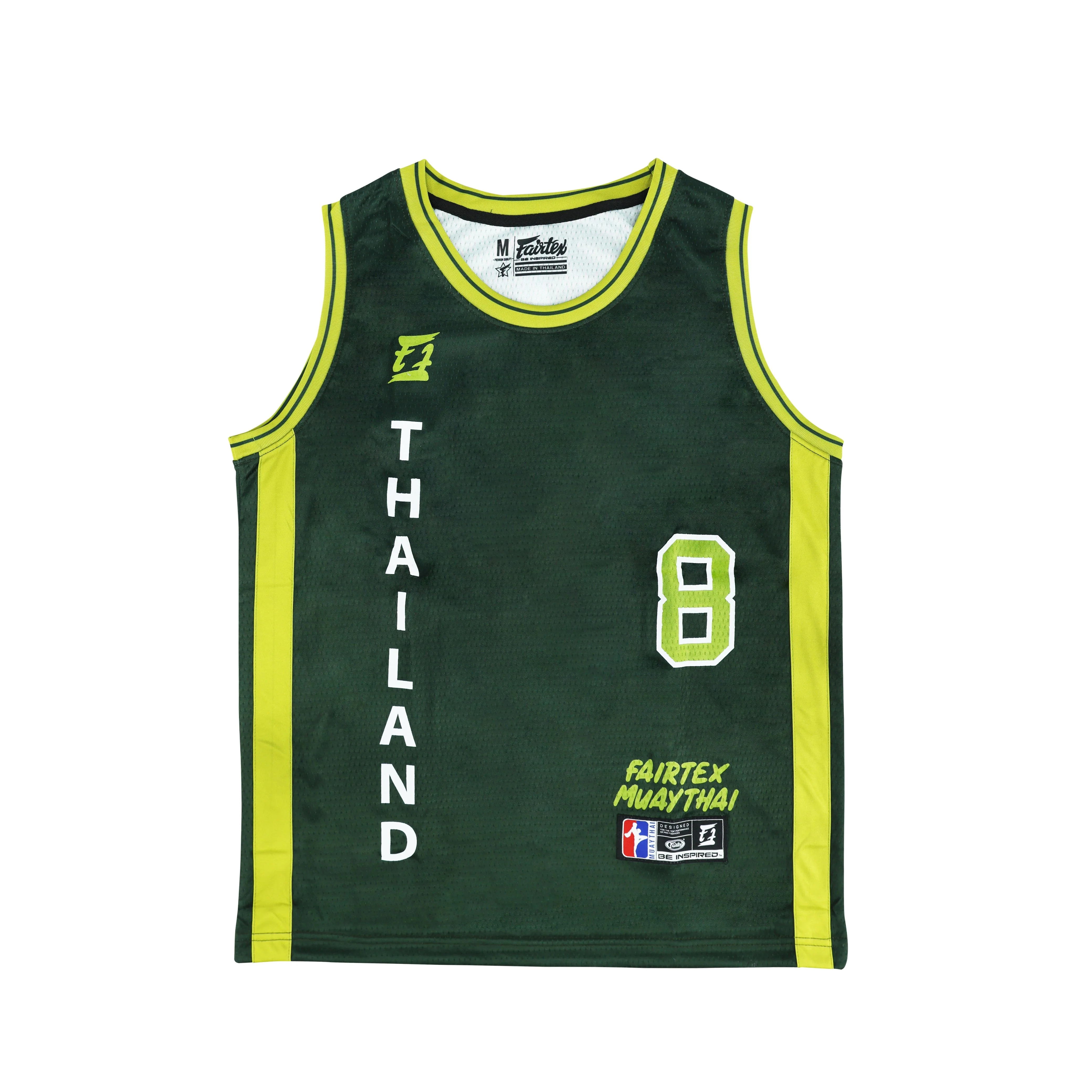 Fairtex Basketball Jersey - JS34 - Green - Green - L