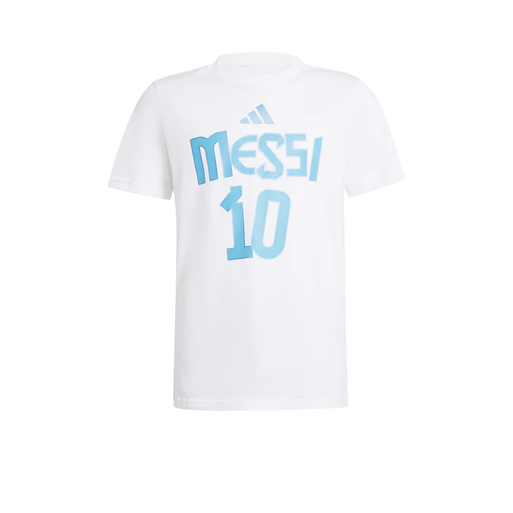 ADIDAS Messi Name and Number Graphic Kids Football T-Shirt