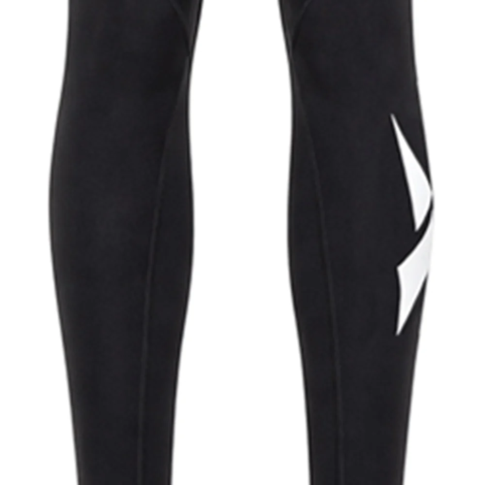 REEBOK High Rise Full Length Printed Women's Running Leggings - Black - L (US SIZE)