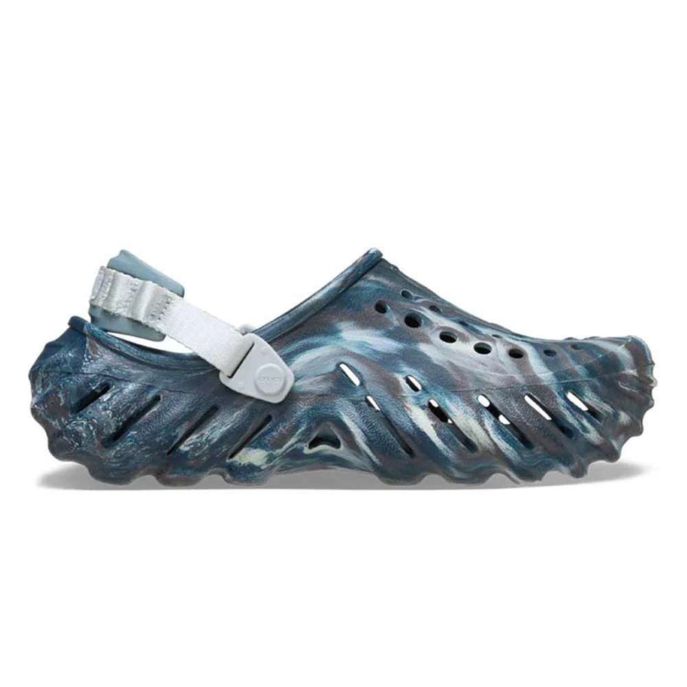CROCS Echo Marbled Clog Unisex Lifestyle Shoes - Blue - M10/W12