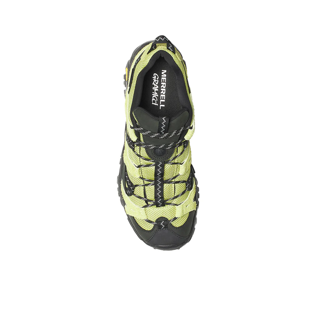 Треккинговые кроссовки унисекс Merrell x Gramicci Moab 2 Siren Vibram — цвет зеленый, размер US 10