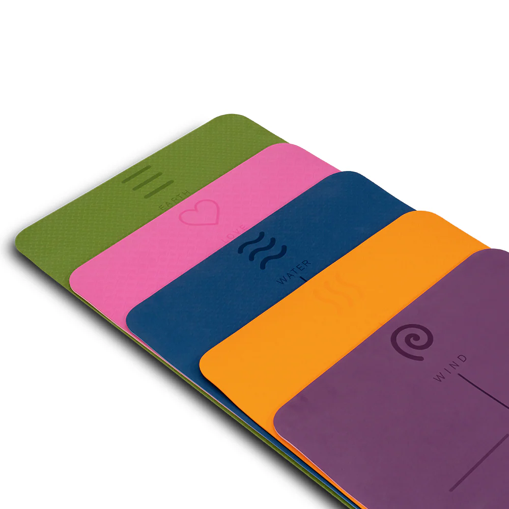 เสื่อออกกำลังกาย เสื่อโยคะ 5 สีสัน - Multi color - EARTH