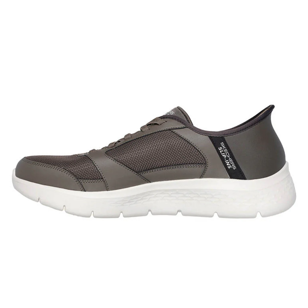 Skechers Slip-ins® Go WALK® Flex — цвет коричневый, размер US 10, Anza Men's Training Shoes