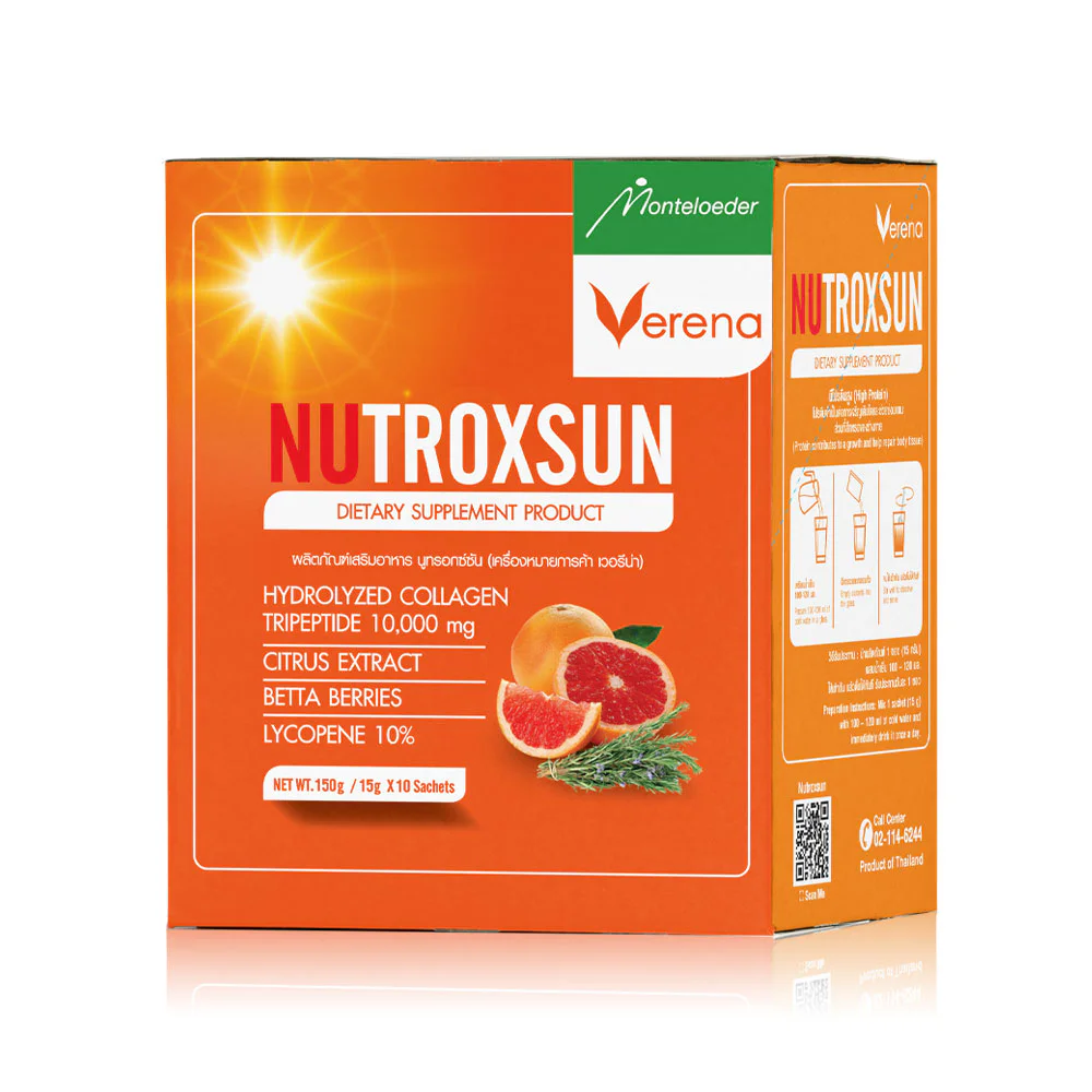 Verena Nutroxsun Collagen Tripeptide 10000mg [15g x 10 Sachets]