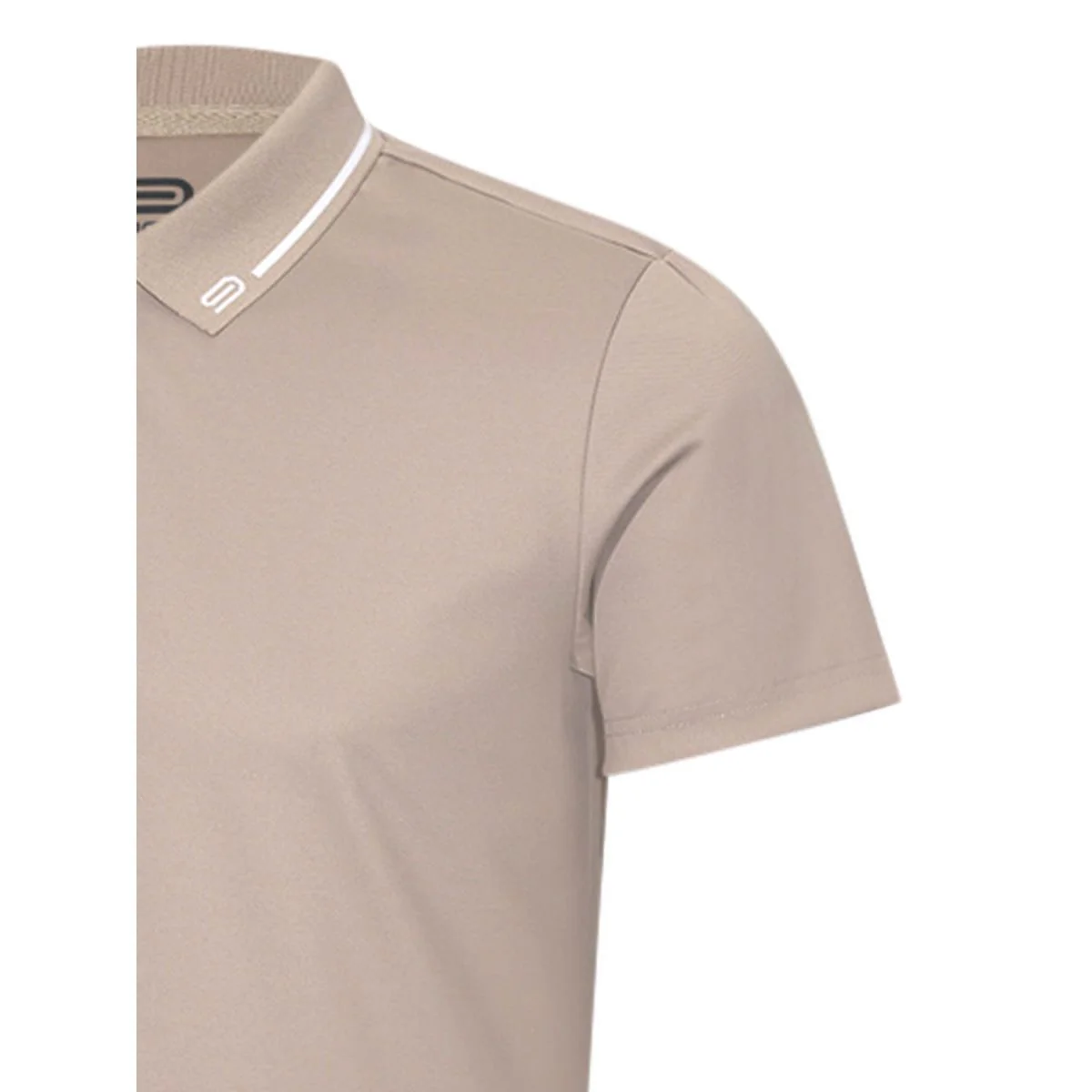 Мужское поло для гольфа 9NINE N24GOPOM06 — цвет коричневый, размер 2XL (американский размер)