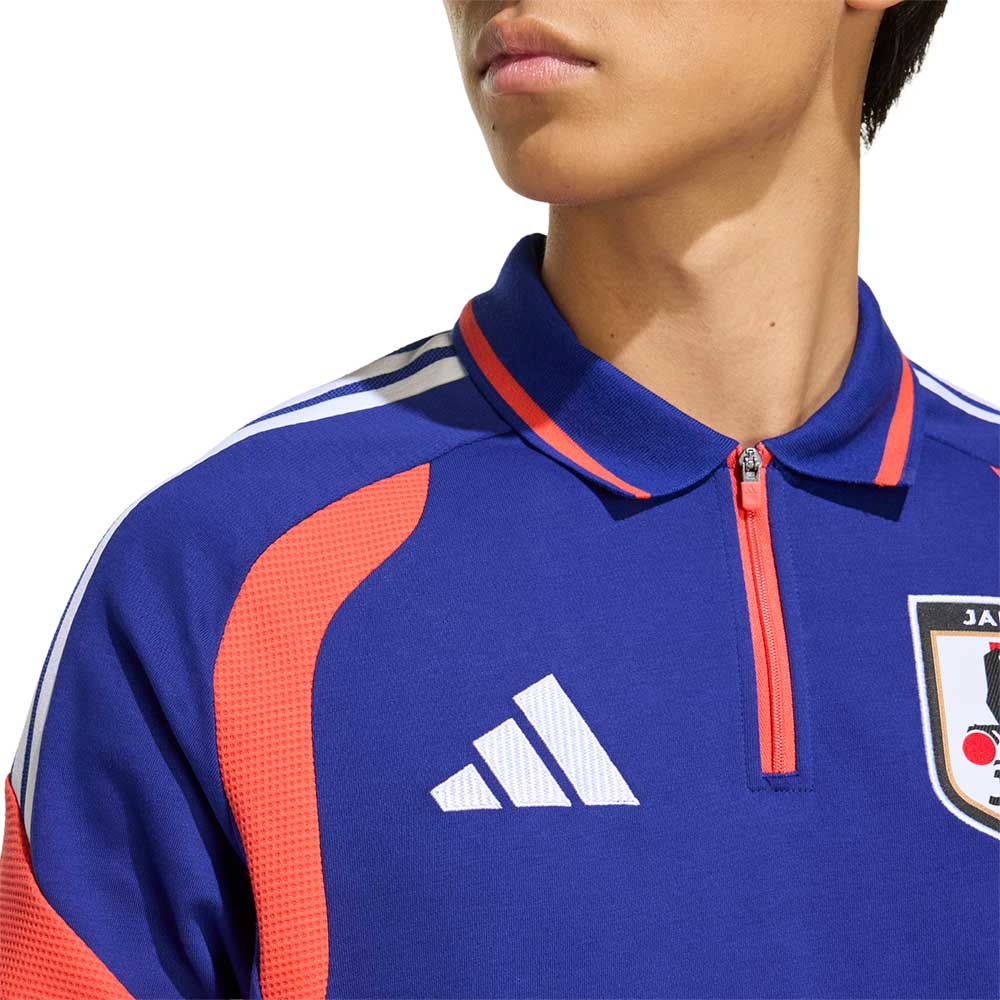 Мужской поло Adidas Japan 2026 Tiro Football — цвет синий, размер 2XL (UK SIZE)