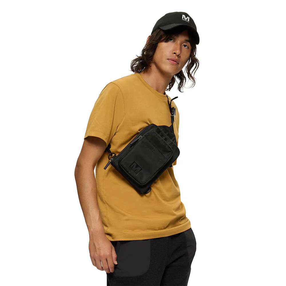 MERRELL Aurora Unisex Crossbody Bag - Black - ONE SIZE