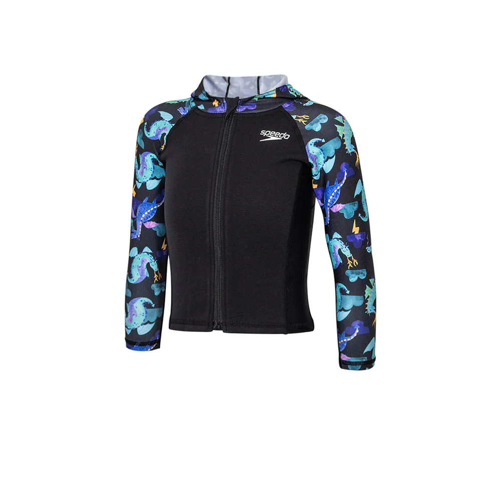 SPEEDO Essential Boys Rashguard - Black - 2 YEARS